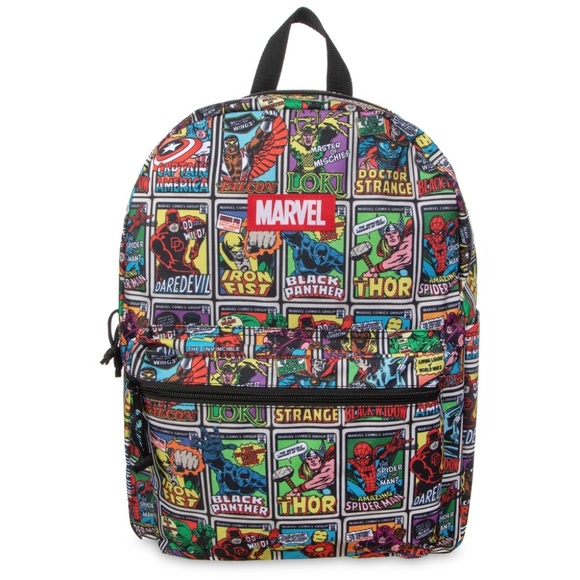 Marvel Other - Marvel Avengers Super Hero Comic Print Backpack